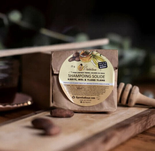 Shampoing solide - Karité, miel, ylang ylang - 100g